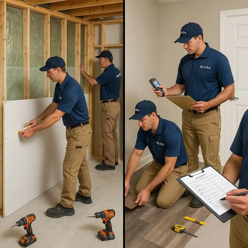 Repairs and Reconstruction process in Plymouth, MI